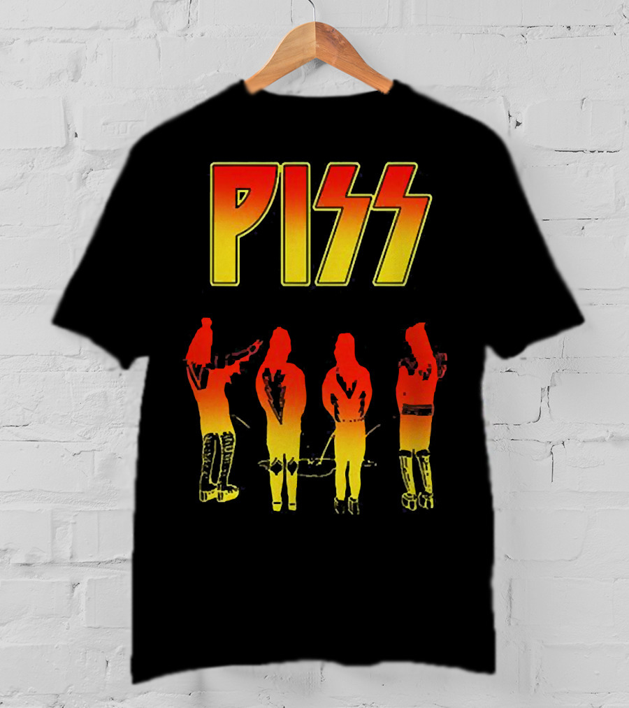 Piss Band Parody Silhouette Boys T-Shirt
