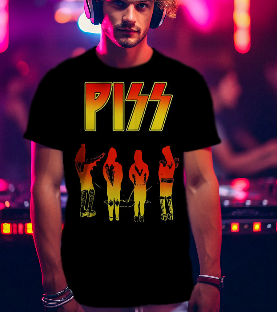 Piss Band Parody Silhouette Boys T-Shirt