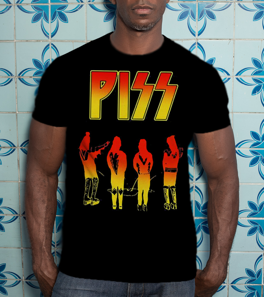Piss Band Parody Silhouette Boys T-Shirt