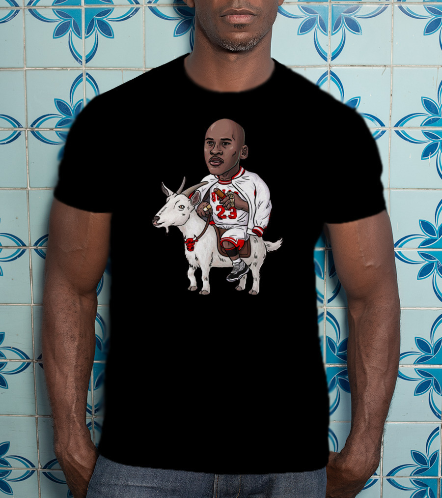 GOAT Jordan Riding 23 Iconic Basketball Legend T-Shirt