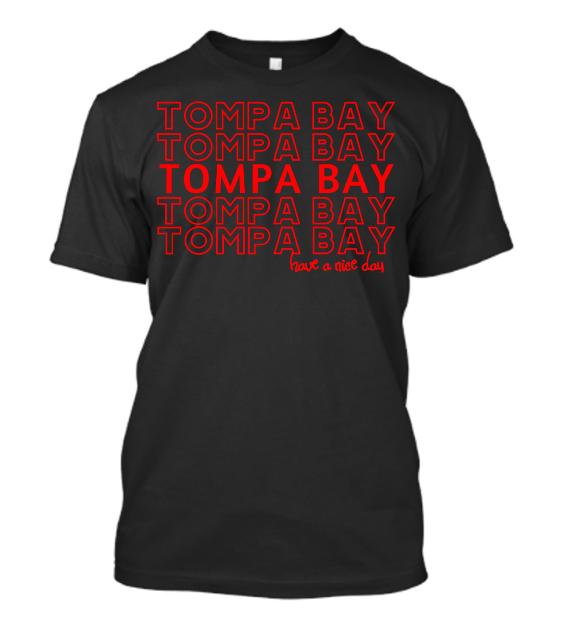 Tompa Bay Tompa Bay Tompa Bay Tompa Bay Have A Nice Day T-Shirt