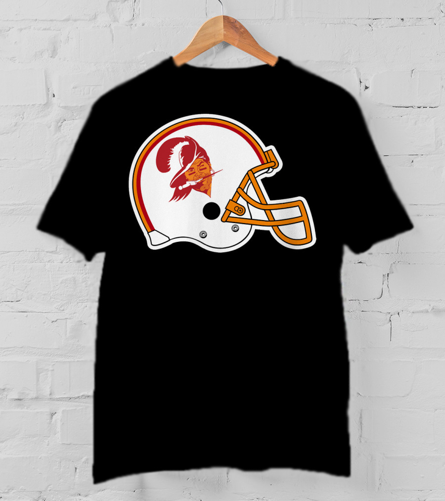 Brady Tompa Bay Buccaneers NFL Retro Helmet T-Shirt