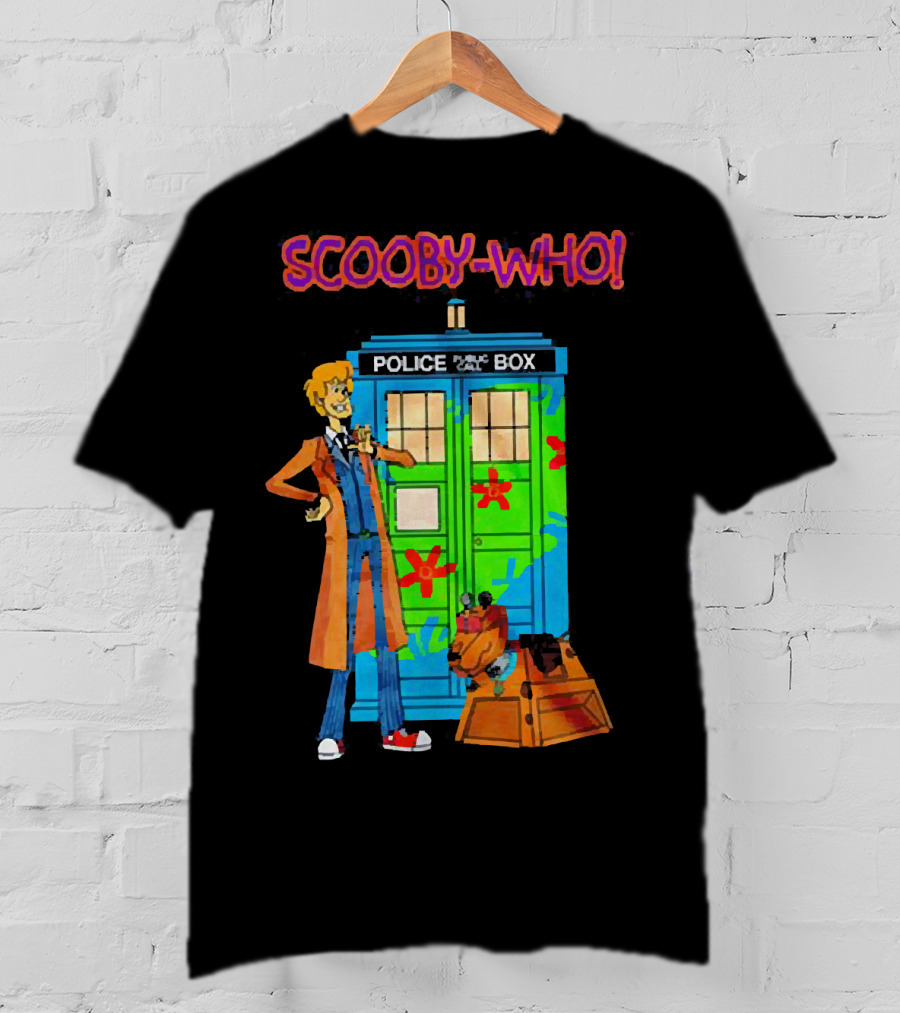Scooby Doo Scooby-Who Police Public Call Box T-Shirt