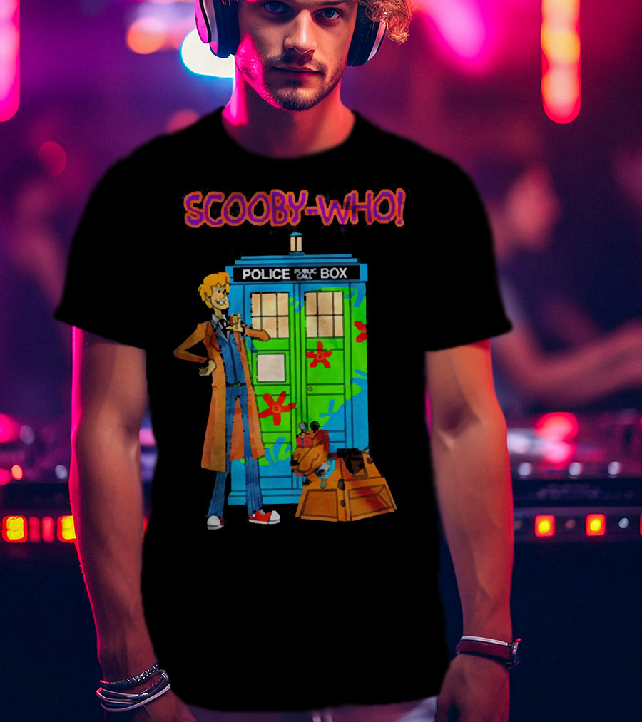 Scooby Doo Scooby-Who Police Public Call Box T-Shirt