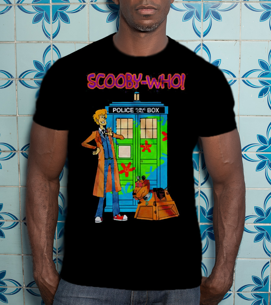 Scooby Doo Scooby-Who Police Public Call Box T-Shirt