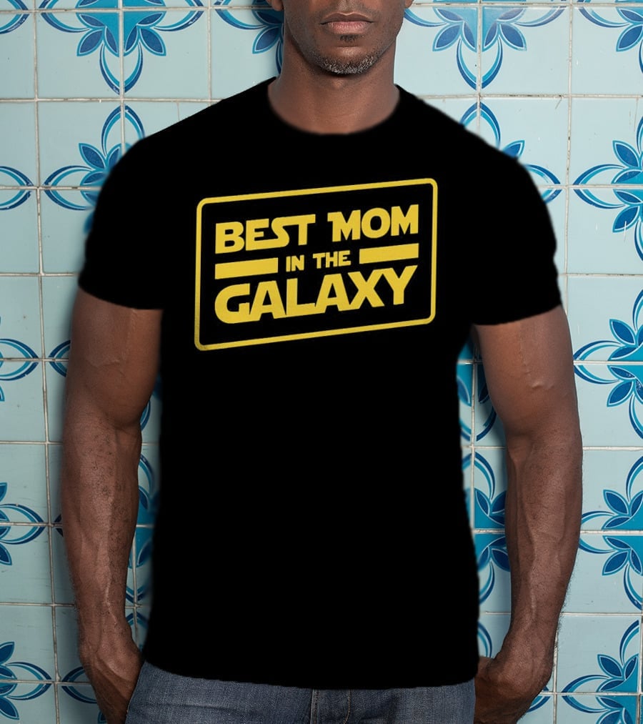 Best Mom In The Galaxy Star Wars Style T-Shirt