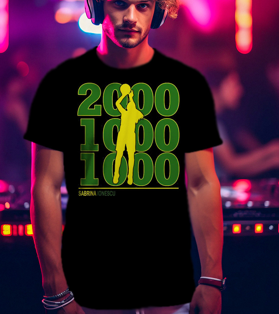 Sabrina Ionescu 2000 1000 1000 T-Shirt