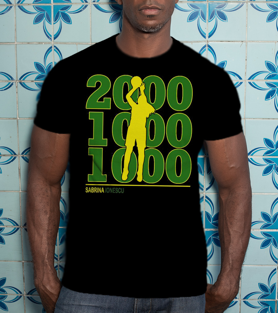 Sabrina Ionescu 2000 1000 1000 T-Shirt