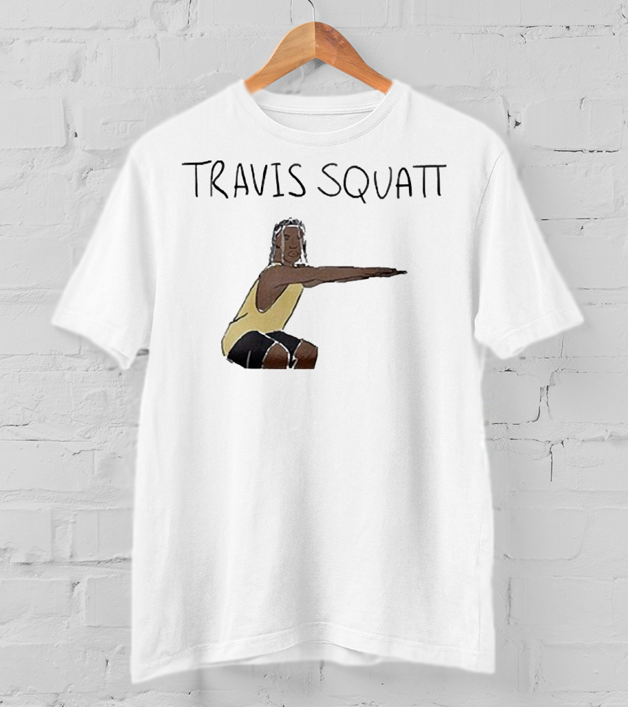 Travis Scott Squatt Fitness Parody Workout Humor T-Shirt