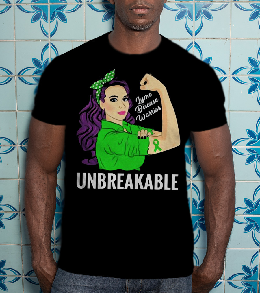 Lyme Disease Warrior Unbreakable Woman T-Shirt