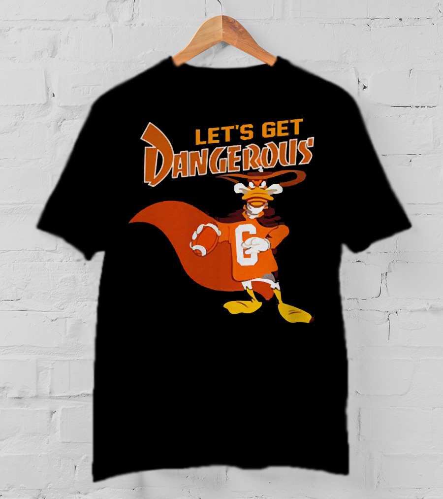 Darkwing Duck Let's Get Dangerous Football T-Shirt