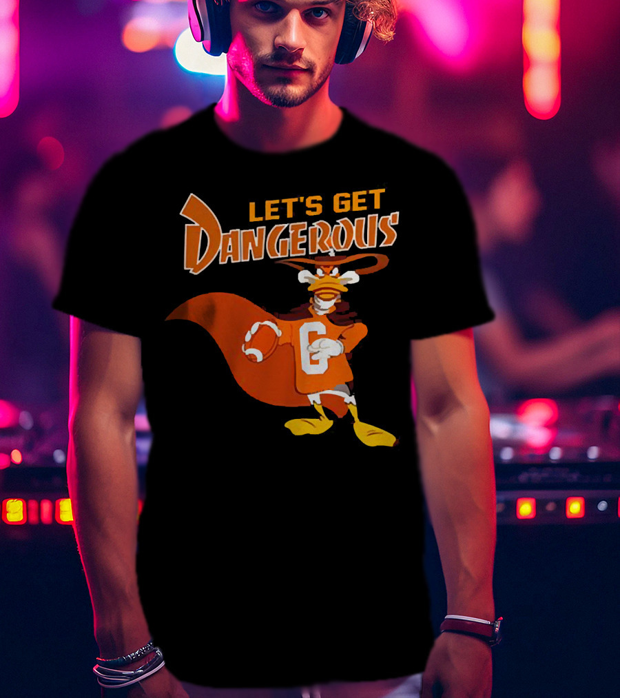 Darkwing Duck Let's Get Dangerous Football T-Shirt