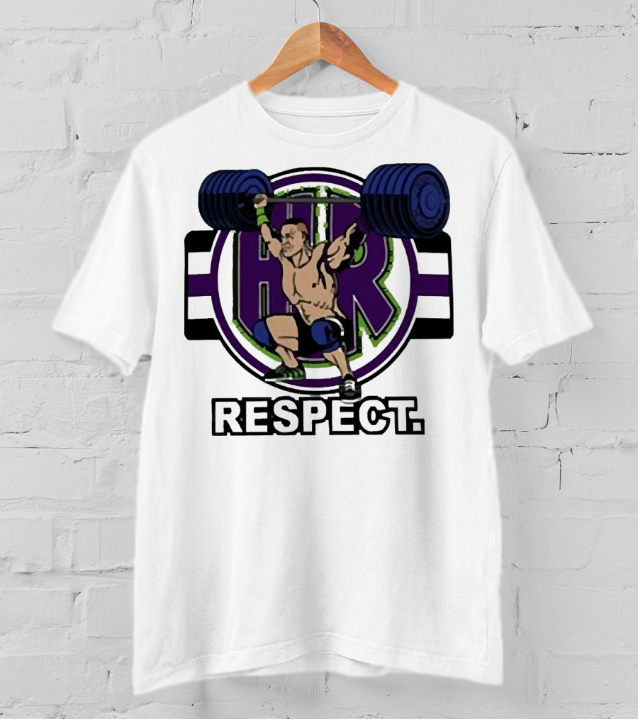 John Cena Cenation HR Respect Weightlifting Champion T-Shirt