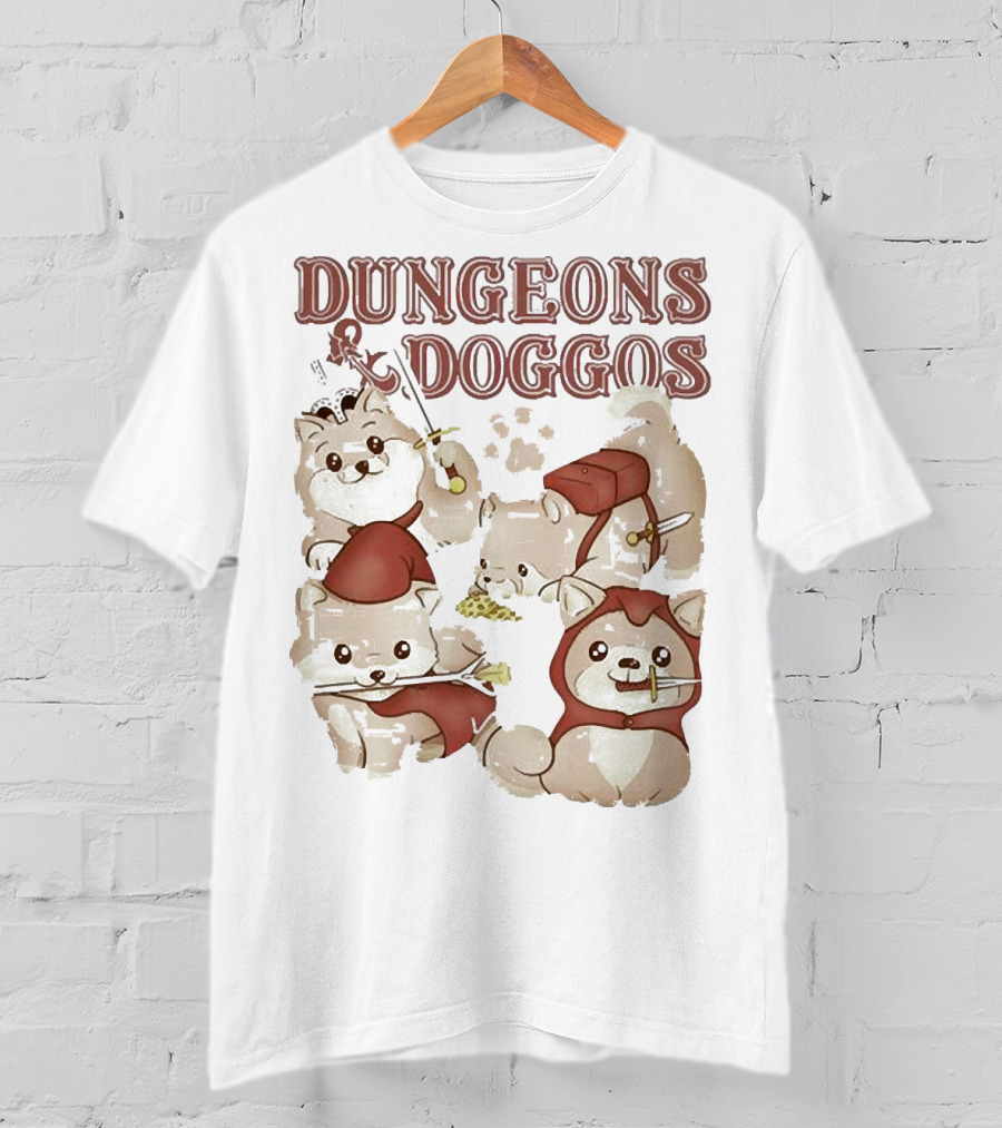 Dungeons And Doggos Adventure Pups T-Shirt