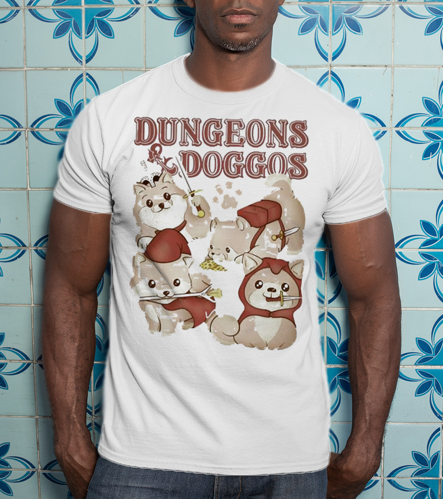Dungeons And Doggos Adventure Pups T-Shirt
