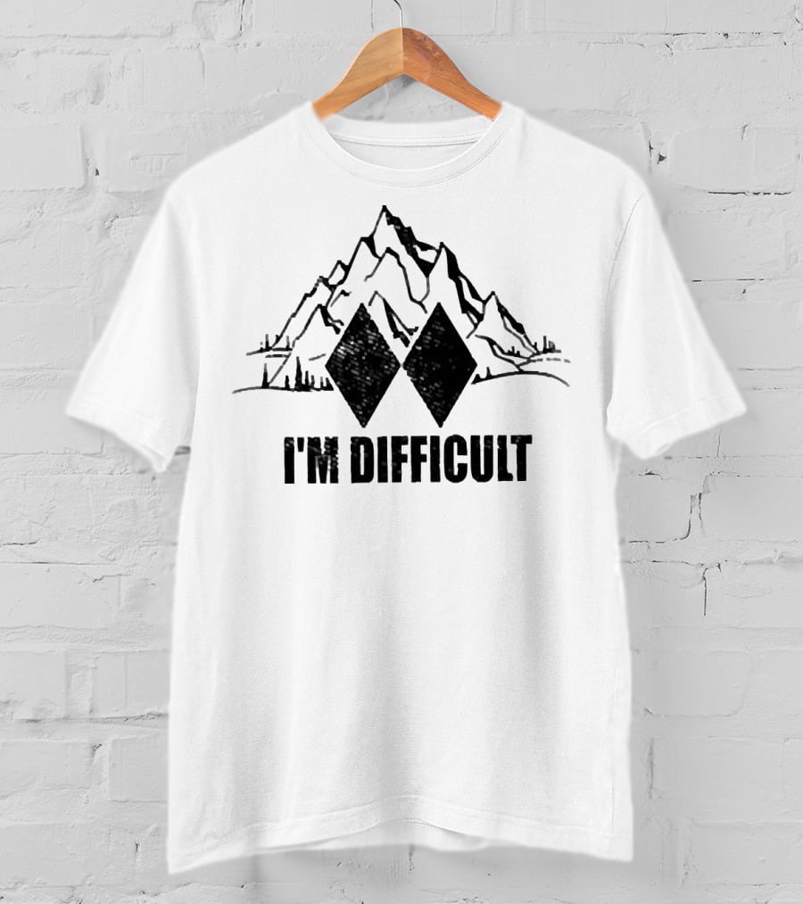 Mountain Double Black Diamond I’m Difficult T-Shirt