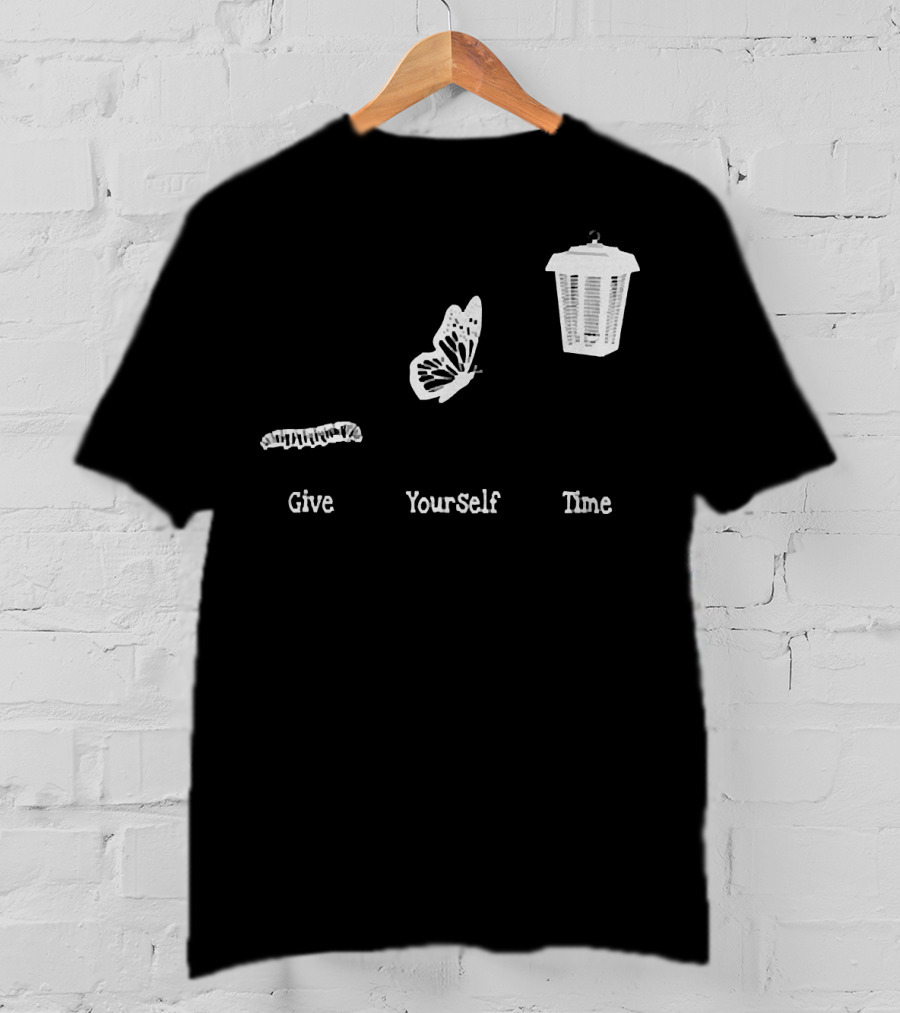 Give Yourself Time Bug Butterfly Lantern T-Shirt