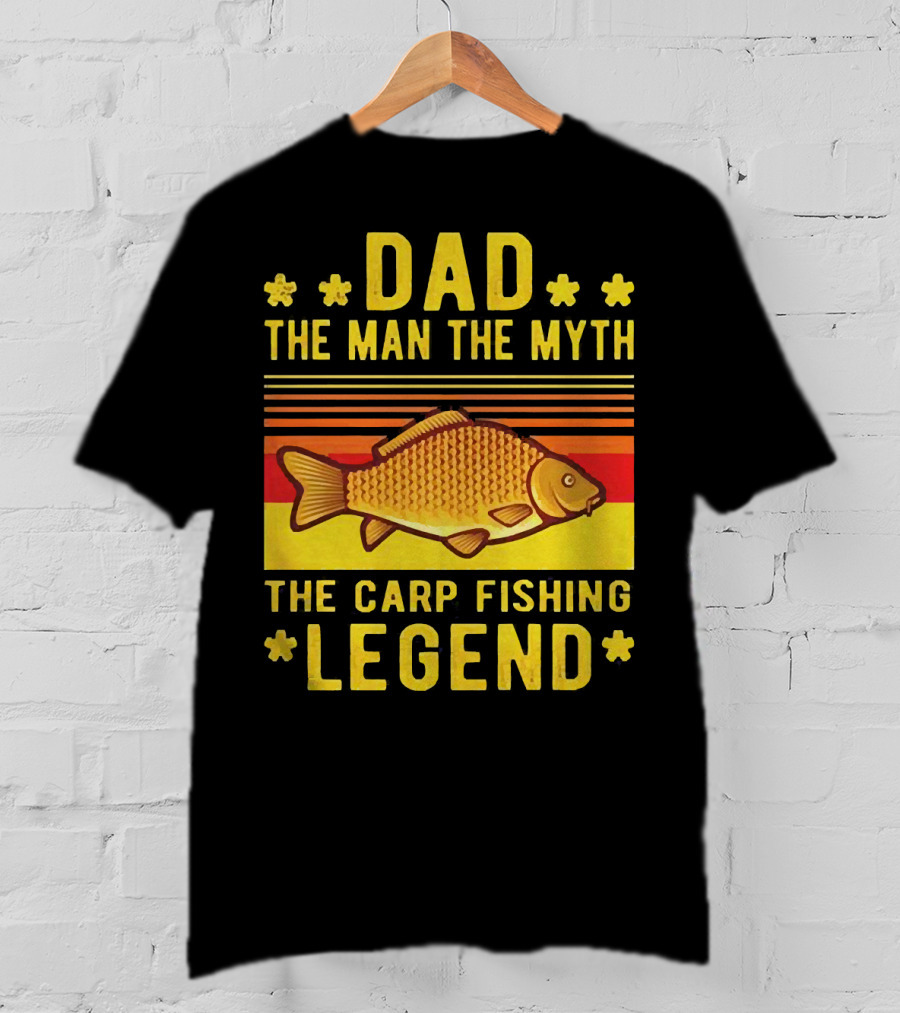 Dad The Man The Myth The Carp Fishing Legend Classic T-Shirt