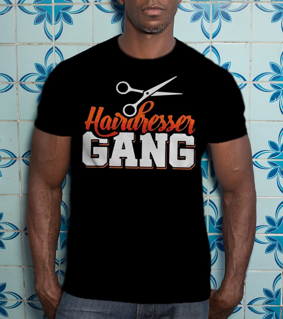 Hairdresser Gang Scissors T-Shirt