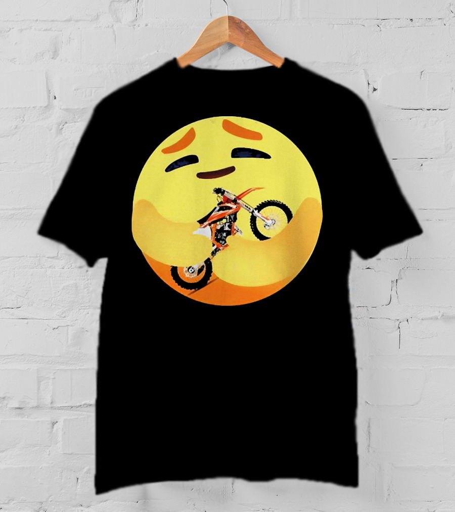 Icon Care Hug Terrain Motorcycle Emoji T-Shirt