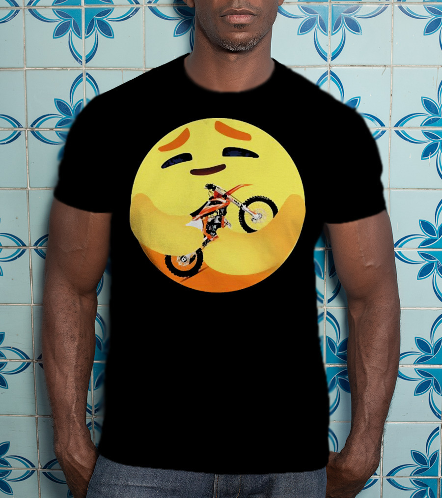 Icon Care Hug Terrain Motorcycle Emoji T-Shirt