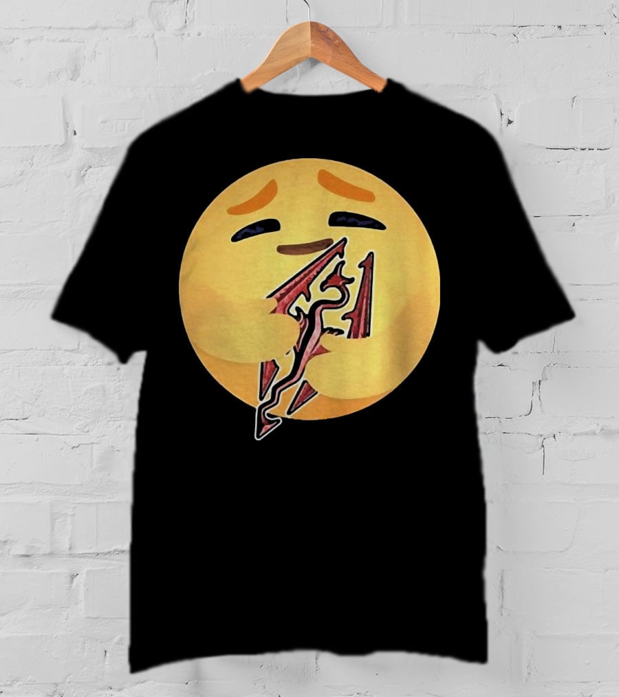 Happy Emoji Hugging Skyrim T-Shirt
