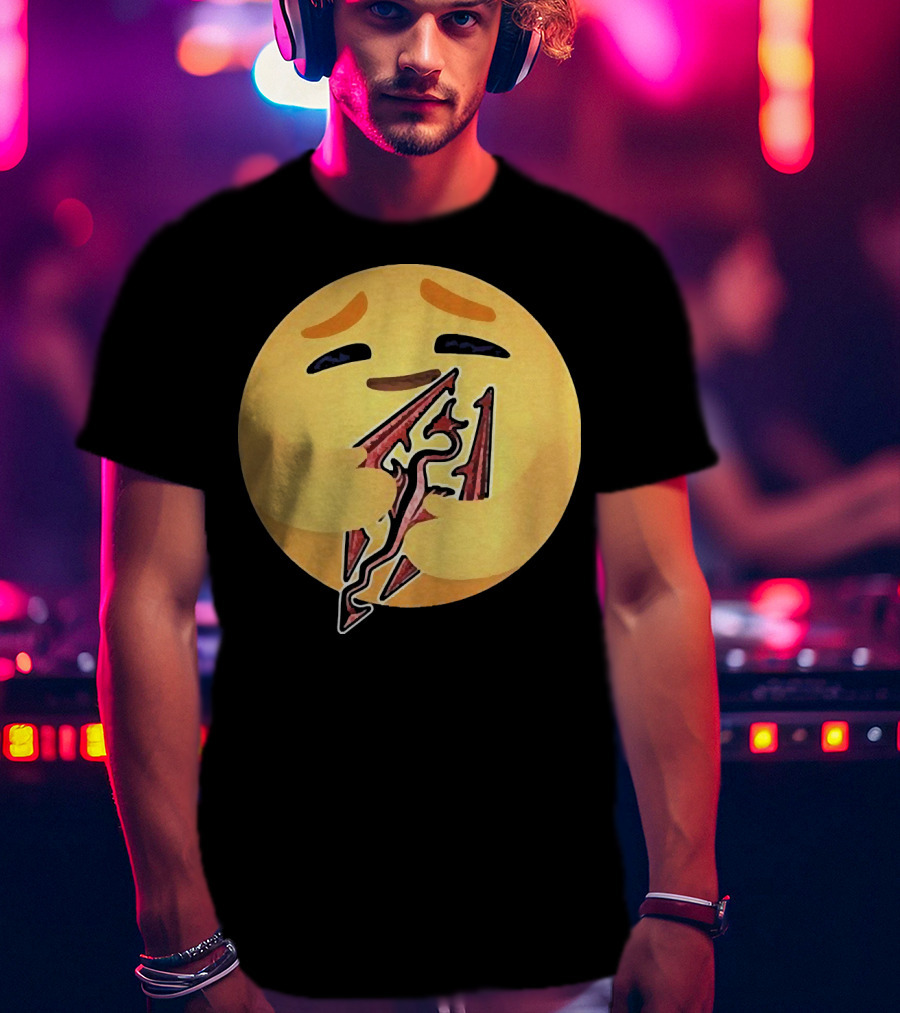 Happy Emoji Hugging Skyrim T-Shirt