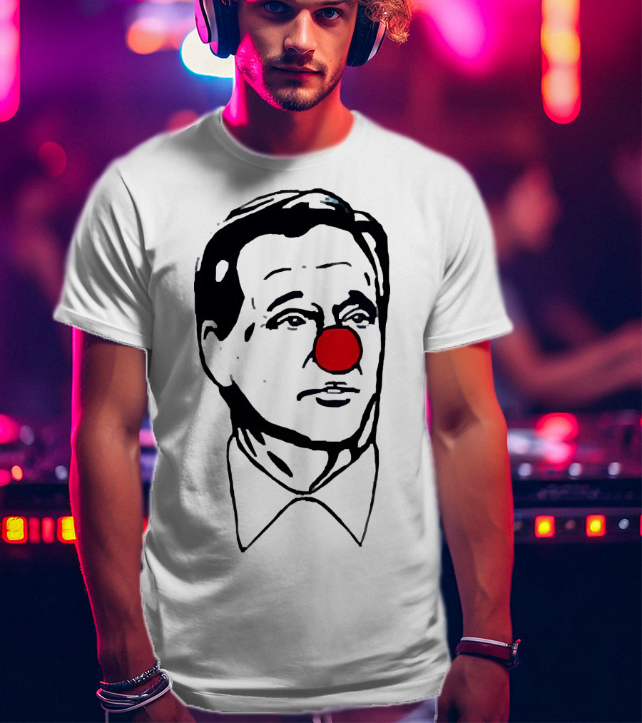 Matt Patricia Goodell Clown NFL Red Nose Iconic Image T-Shirt