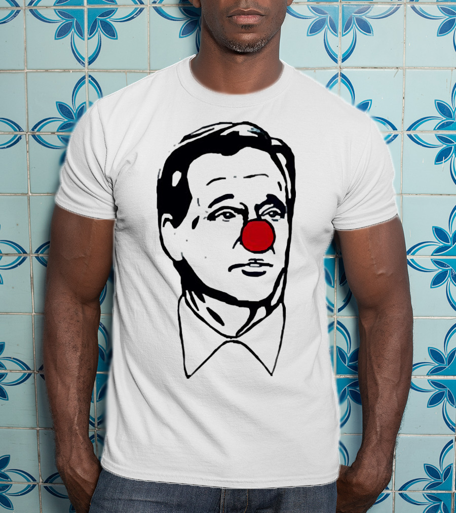 Matt Patricia Goodell Clown NFL Red Nose Iconic Image T-Shirt