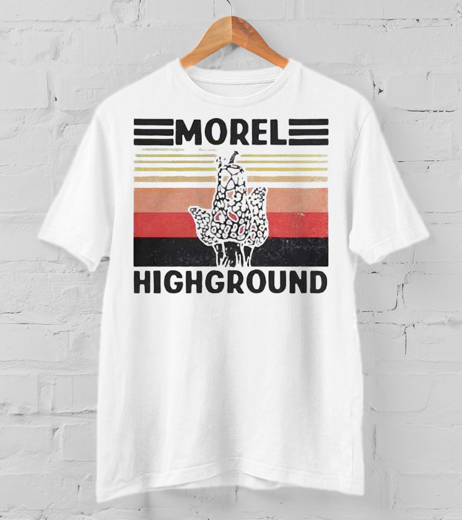 Morel Highground Mushroom Hunter Snail T-Shirt