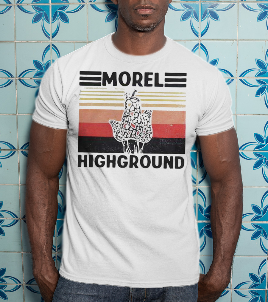 Morel Highground Mushroom Hunter Snail T-Shirt