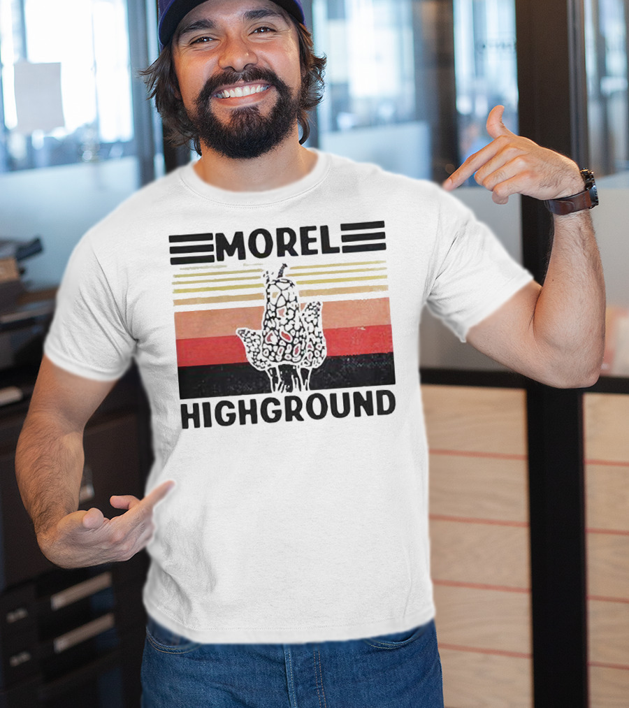 Morel Highground Mushroom Hunter Snail T-Shirt