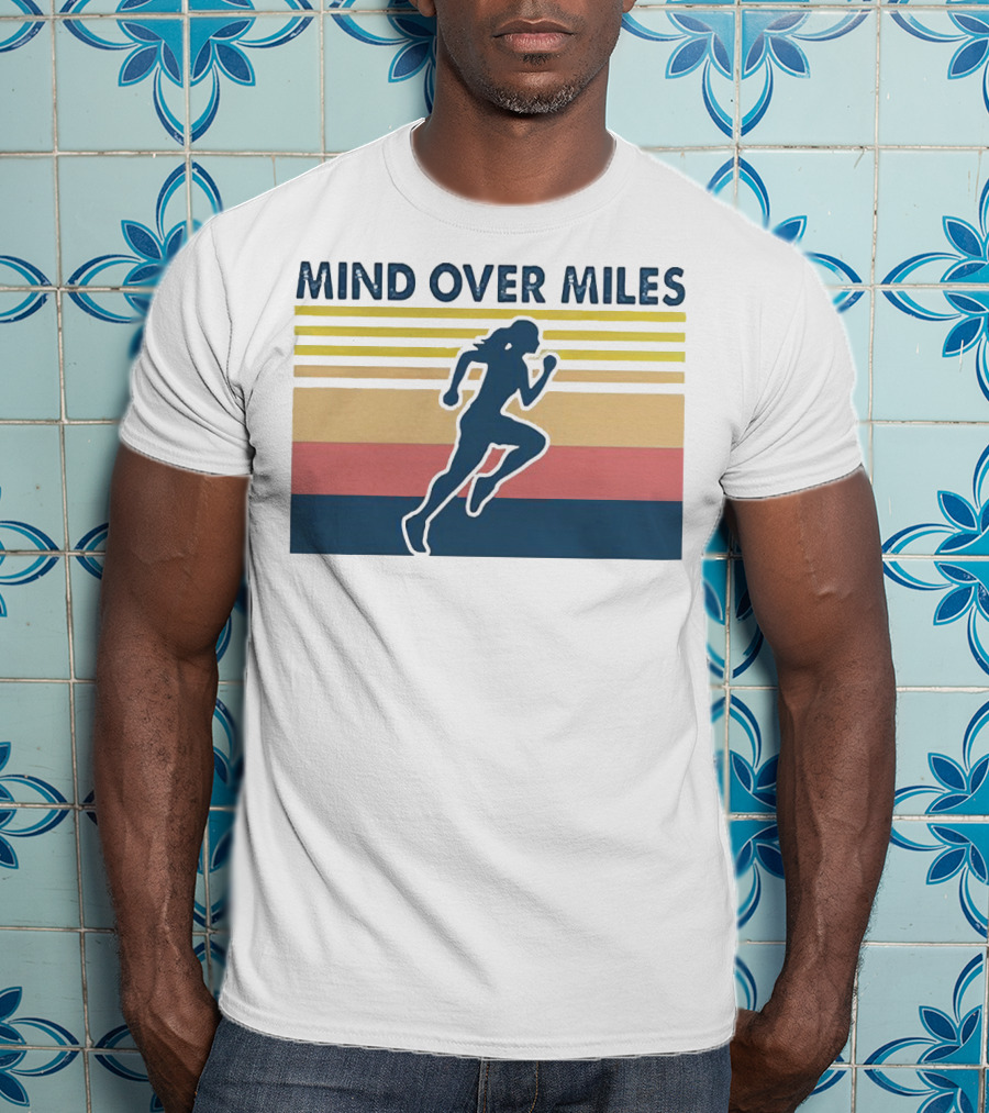 Mind Over Miles Retro Running T-Shirt