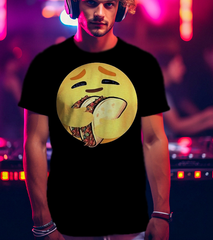 Care Emoji Hugging Tacos T-Shirt