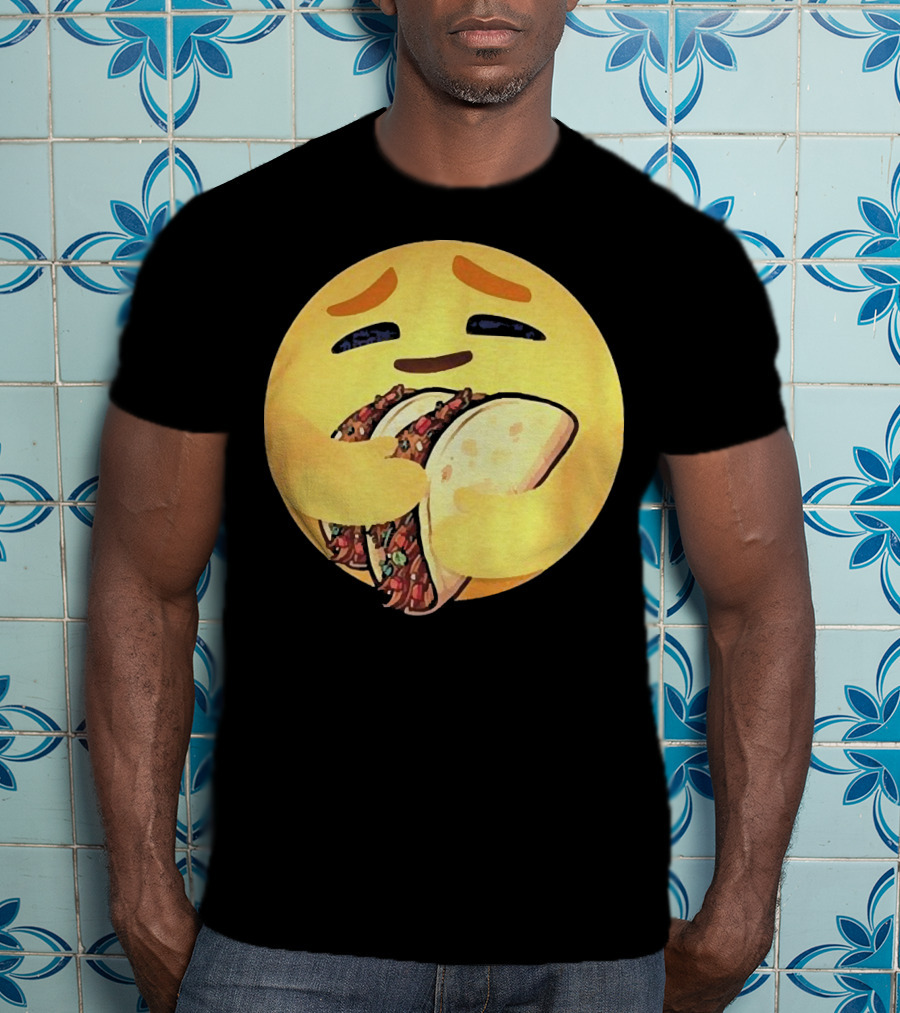 Care Emoji Hugging Tacos T-Shirt
