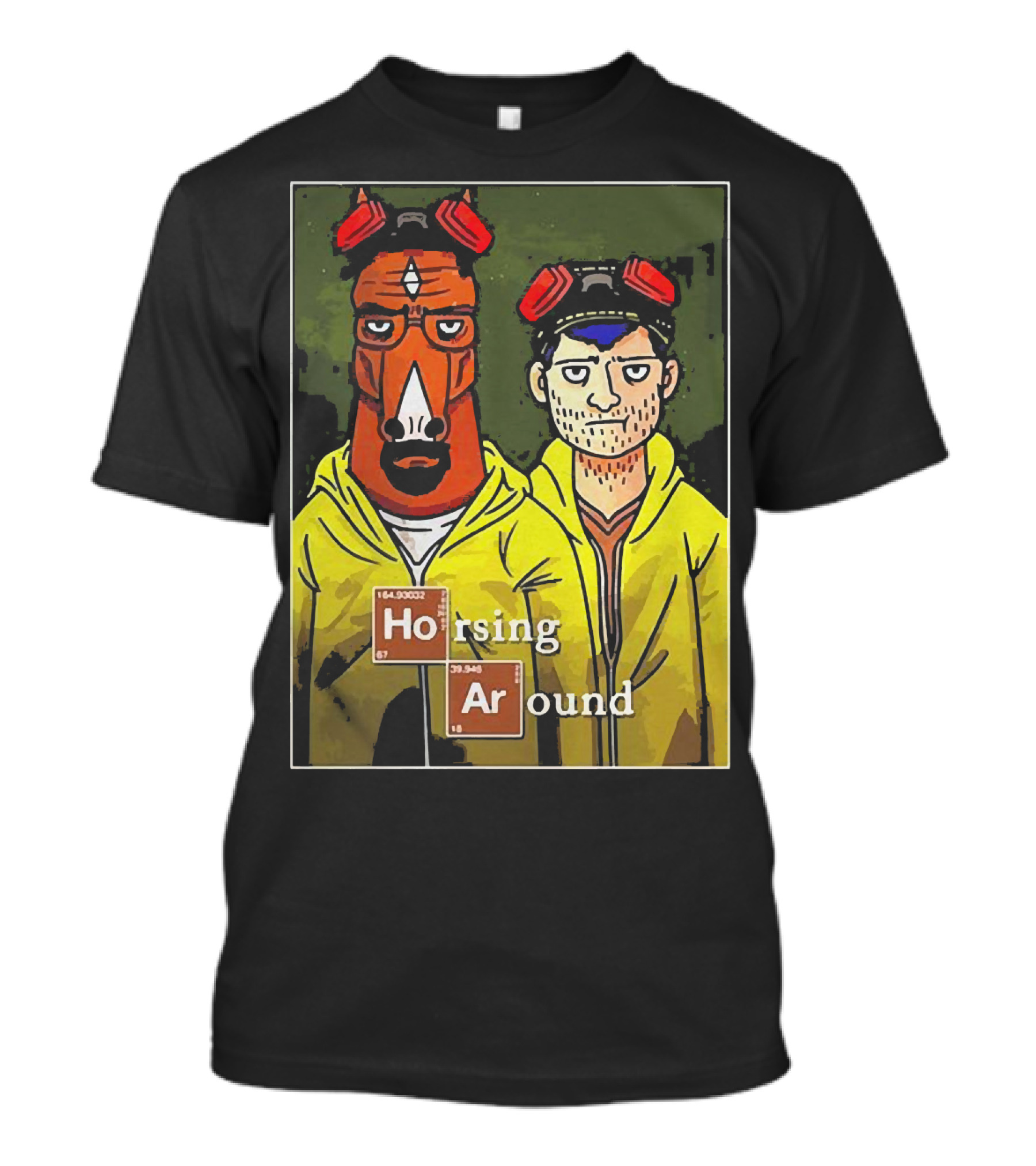 Breaking Bad Horsing Around Funny Chemistry Elements T-Shirt