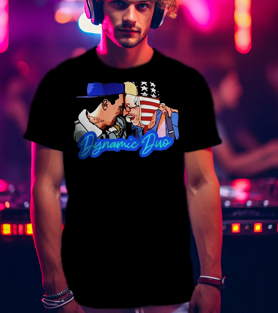 Dynamic Duo Justin Spencer Roy Small Recycled Percussion T-Shirt
