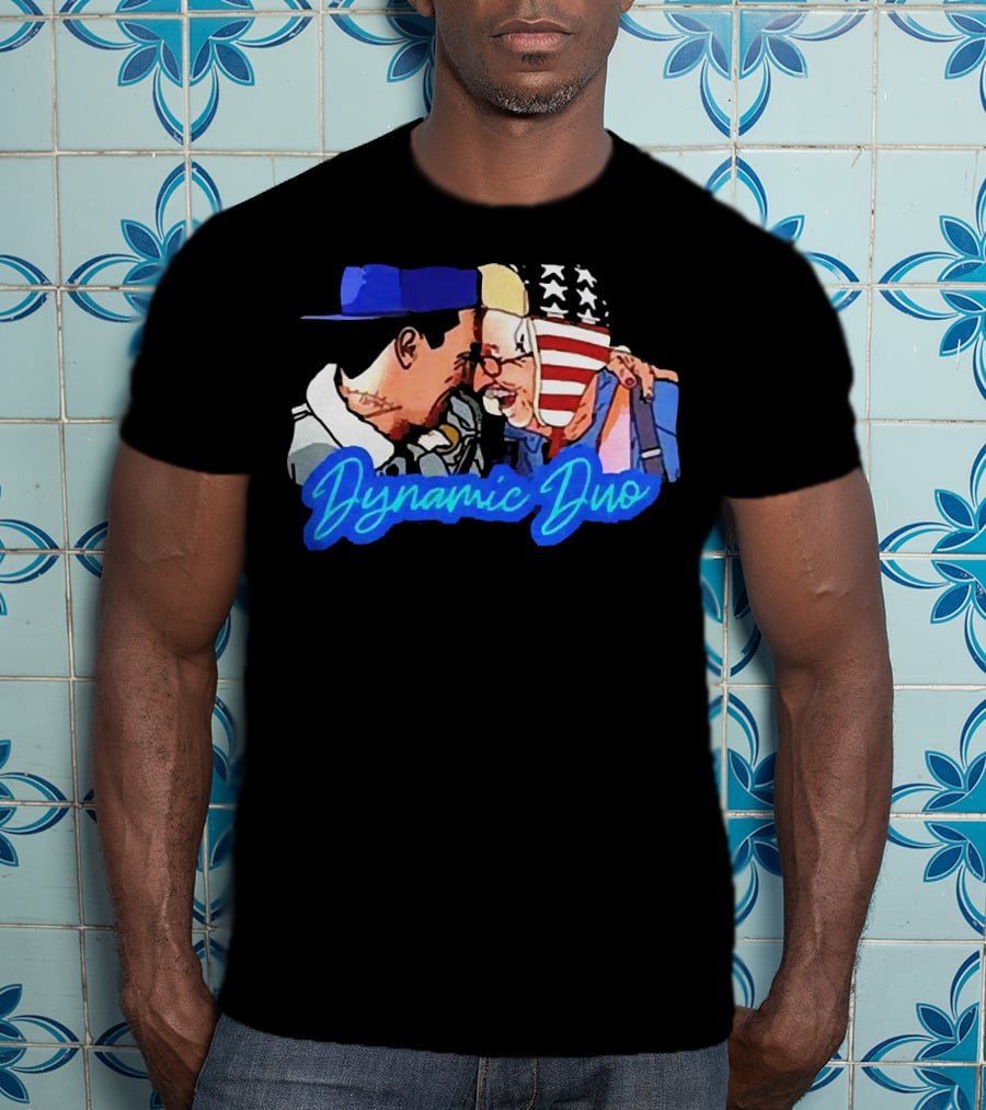 Dynamic Duo Justin Spencer Roy Small Recycled Percussion T-Shirt