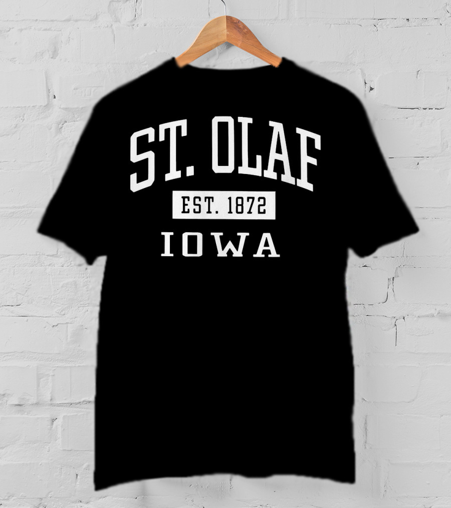 St. Olaf Iowa Established 1872 College Spirit T-Shirt