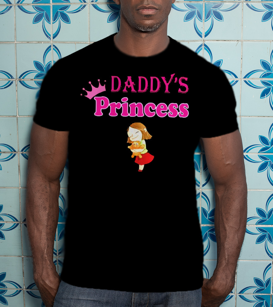 DADDY'S Princess Prinzessin Angel Des Niedlichen Vatis T-Shirt
