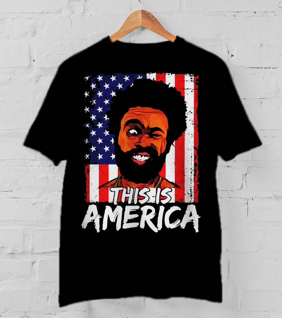 This Is America USA Flag Childish Gambino T-Shirt