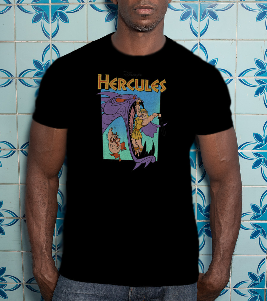 Disney's Hercules Hydra Battle Vintage T-Shirt
