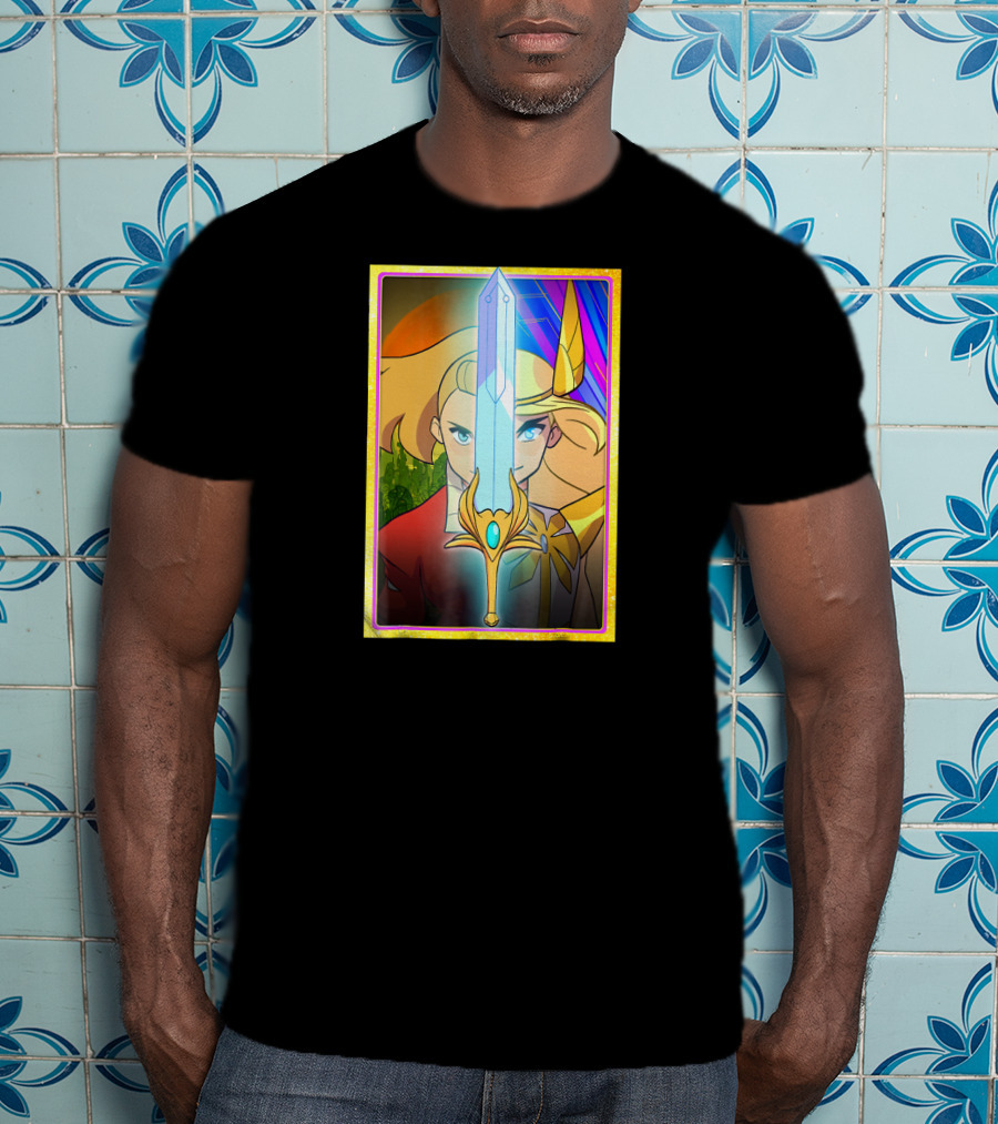 DreamWorks She Ra Adora Split Sword Transformation T-Shirt