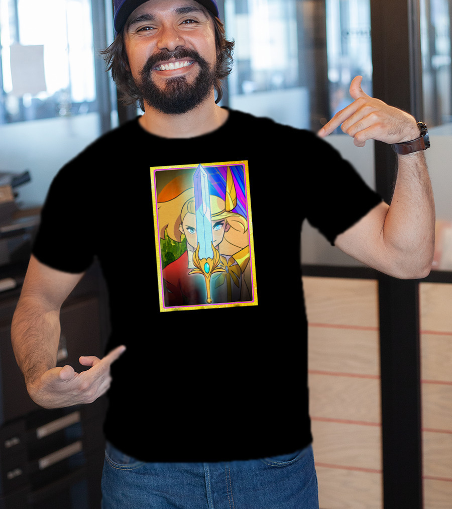 DreamWorks She Ra Adora Split Sword Transformation T-Shirt