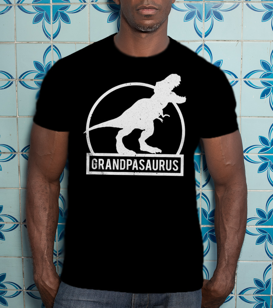 Grandpasaurus Dinosaur Grandpa T-Shirt