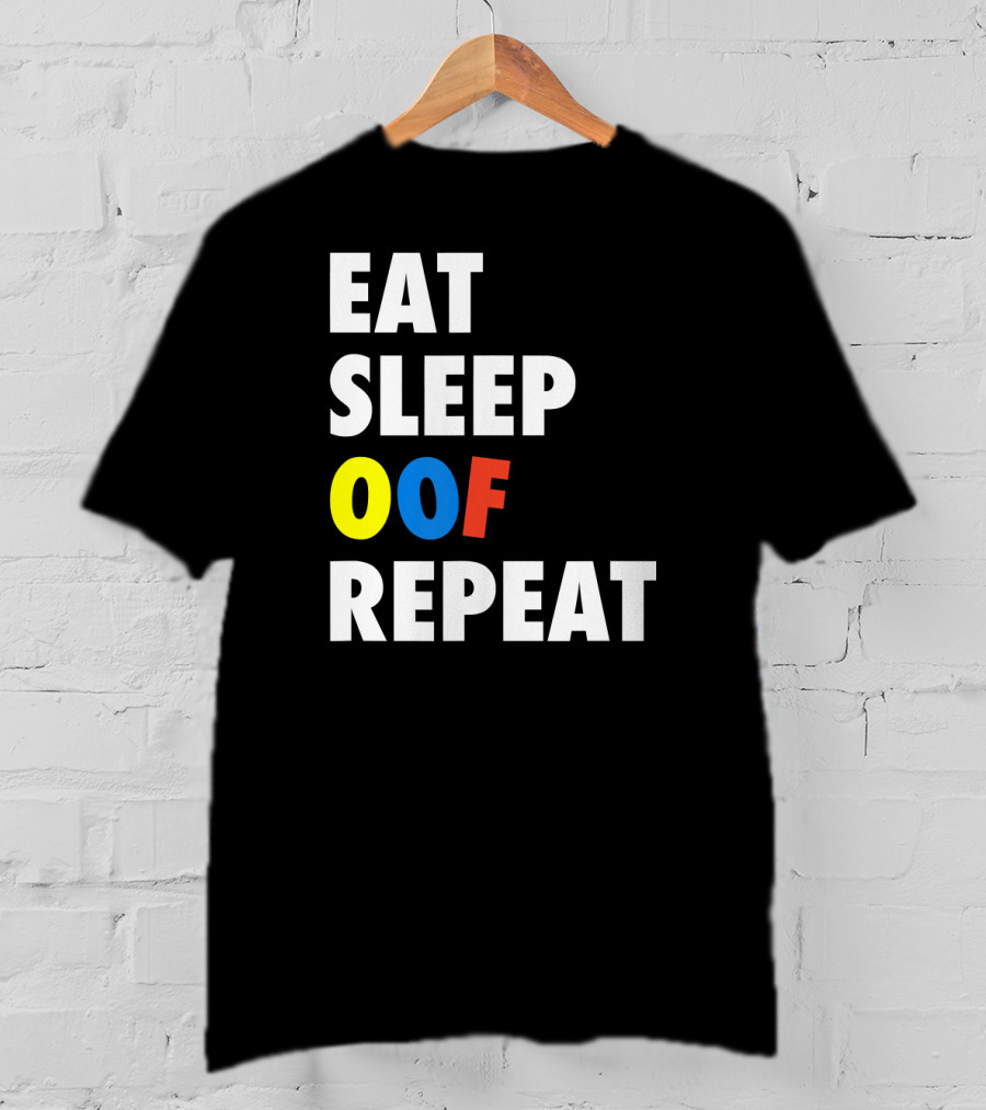 Eat Sleep OOF Repeat Roblox Meme Gamer T-Shirt