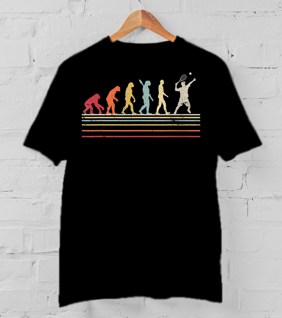 Funny Tennis Evolution T-Shirt