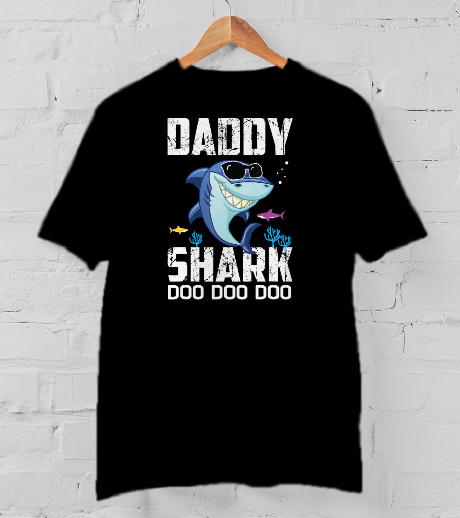 Daddy Shark Doo Doo Doo Mens Daddy Shark T-Shirt