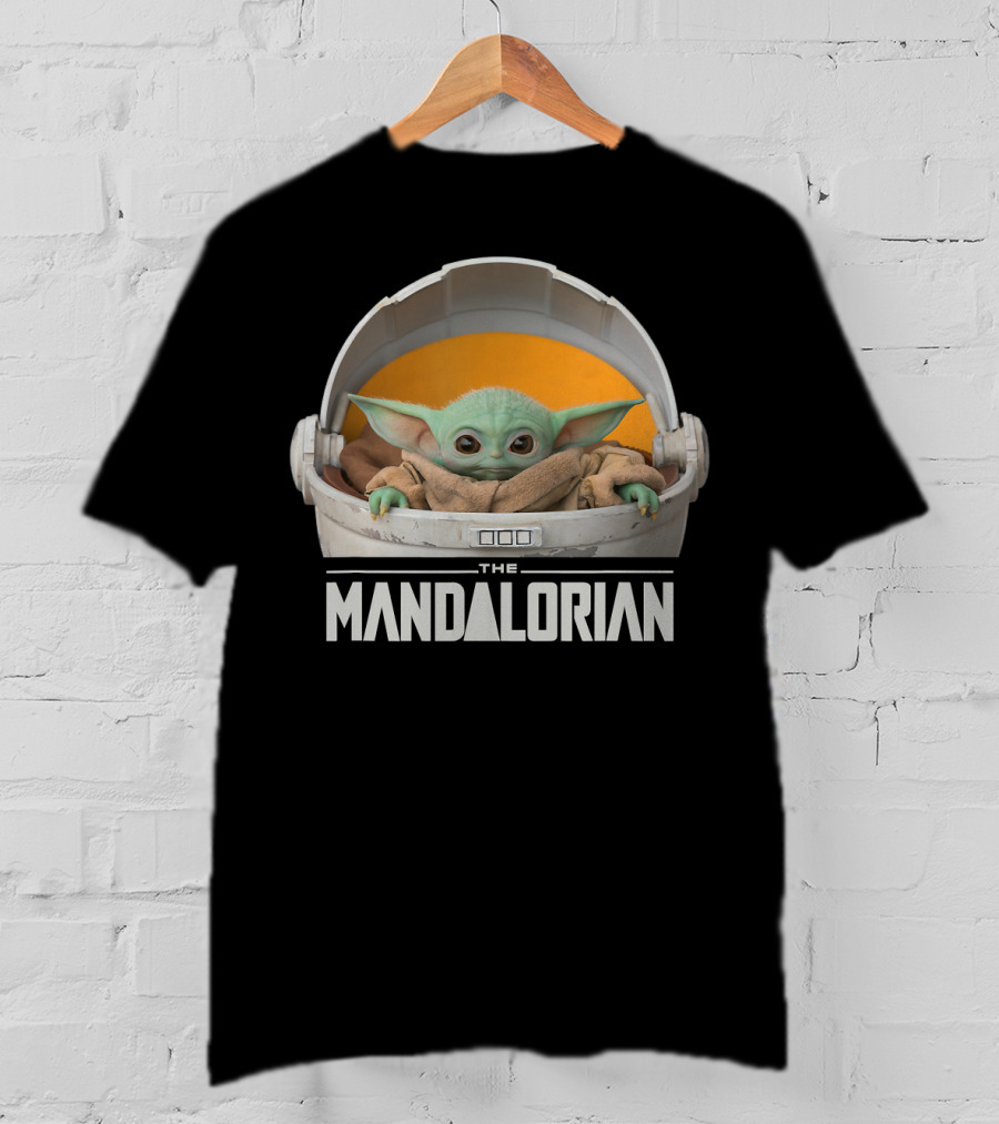 Star Wars The Mandalorian The Child In Floating Pod Iconic Character T-Shirt