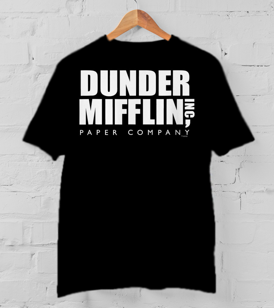 The Office Dunder Mifflin Inc Paper Company Official Comfortable T-Shirt